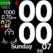 华米跃我Amazfit Bip手表表盘
