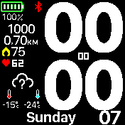 华米跃我Amazfit Bip手表表盘