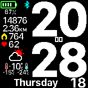 华米跃我Amazfit Bip手表表盘