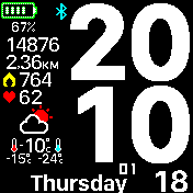华米跃我Amazfit Bip手表表盘