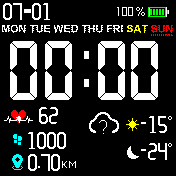 华米跃我Amazfit Bip手表表盘
