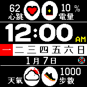 华米跃我Amazfit Bip手表表盘