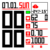 华米跃我Amazfit Bip手表表盘