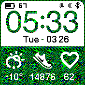华米跃我Amazfit Bip手表表盘