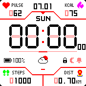华米跃我Amazfit Bip手表表盘