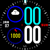 华米跃我Amazfit Bip手表表盘