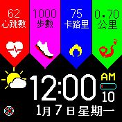 华米跃我Amazfit Bip手表表盘