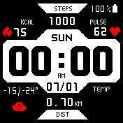 华米跃我Amazfit Bip手表表盘