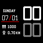 华米跃我Amazfit Bip手表表盘