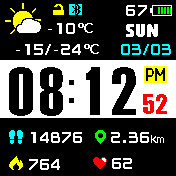 华米跃我Amazfit Bip手表表盘