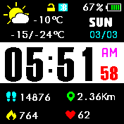 华米跃我Amazfit Bip手表表盘