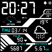 华米跃我Amazfit Bip手表表盘