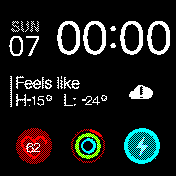 华米跃我Amazfit Bip手表表盘