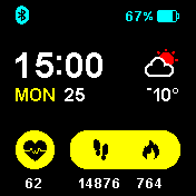 华米跃我Amazfit Bip手表表盘