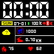 华米跃我Amazfit Bip手表表盘