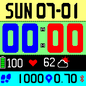华米跃我Amazfit Bip手表表盘