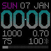 华米跃我Amazfit Bip手表表盘