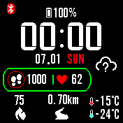 华米跃我Amazfit Bip手表表盘