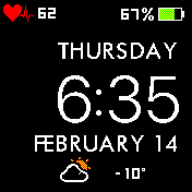 华米跃我Amazfit Bip手表表盘