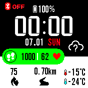 华米跃我Amazfit Bip手表表盘