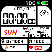 华米跃我Amazfit Bip手表表盘