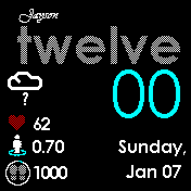 华米跃我Amazfit Bip手表表盘