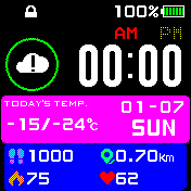 华米跃我Amazfit Bip手表表盘
