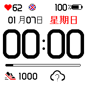 华米跃我Amazfit Bip手表表盘