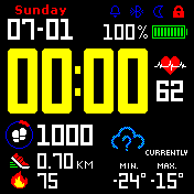 华米跃我Amazfit Bip手表表盘