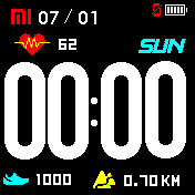 华米跃我Amazfit Bip手表表盘