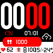 华米跃我Amazfit Bip手表表盘