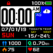 华米跃我Amazfit Bip手表表盘