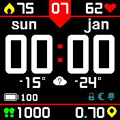 华米跃我Amazfit Bip手表表盘