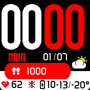 华米跃我Amazfit Bip手表表盘