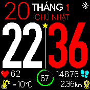 华米跃我Amazfit Bip手表表盘