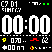 华米跃我Amazfit Bip手表表盘