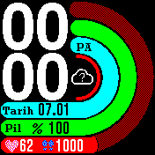 华米跃我Amazfit Bip手表表盘