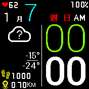 华米跃我Amazfit Bip手表表盘
