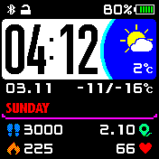 华米跃我Amazfit Bip手表表盘