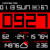华米跃我Amazfit Bip手表表盘