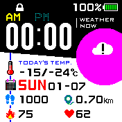 华米跃我Amazfit Bip手表表盘