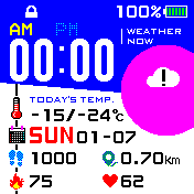 华米跃我Amazfit Bip手表表盘