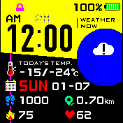 华米跃我Amazfit Bip手表表盘