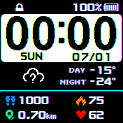 华米跃我Amazfit Bip手表表盘