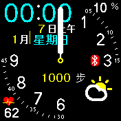 华米跃我Amazfit Bip手表表盘