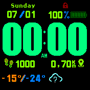 华米跃我Amazfit Bip手表表盘