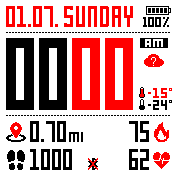 华米跃我Amazfit Bip手表表盘