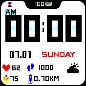 华米跃我Amazfit Bip手表表盘