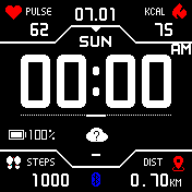 华米跃我Amazfit Bip手表表盘