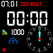 华米跃我Amazfit Bip手表表盘
